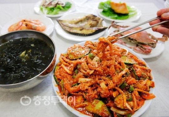 오천항 간재미 추운겨울 진미