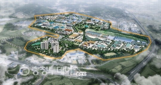 500m 앞에 논산IC… 물류교통 최적