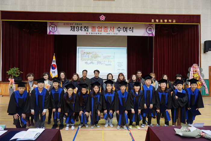진천 초평초, 제94회 졸업증서 수여식