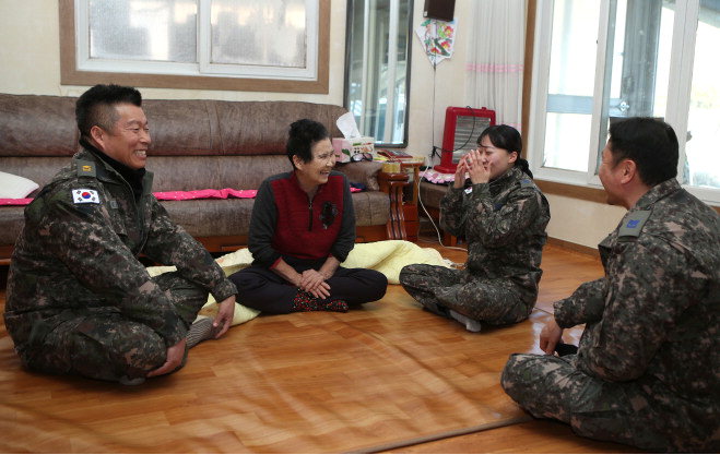 공군 19전비, 홀몸노인 가정방문 봉사활동