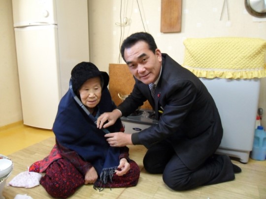 포항시 죽장면 홀몸노인에 모자·목도리 전달