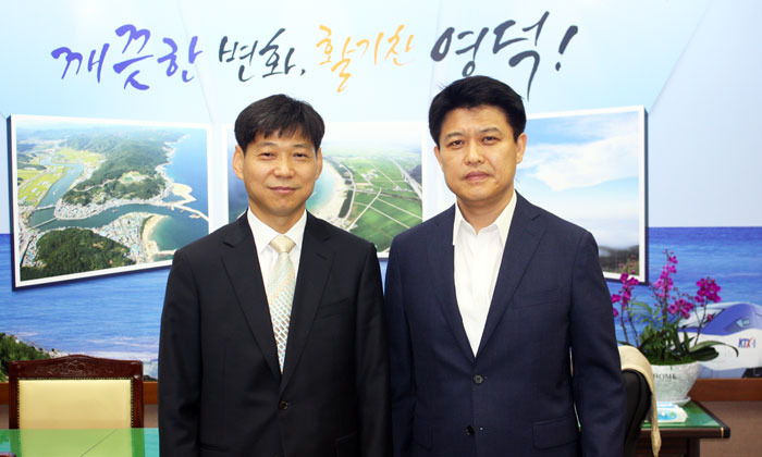 가스안전公 김홍철 경북동부지사장 영덕군 방문