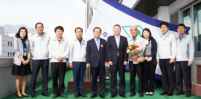 구미시 이달의 기업에 `새날테크텍스`