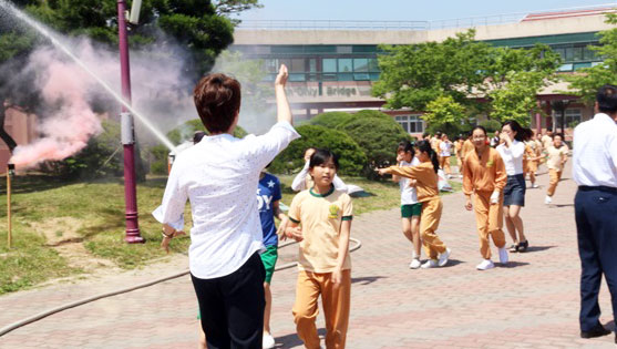 포항남부소방서 효자 119안전센터 합동소방훈련