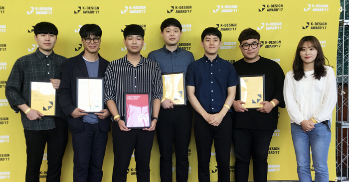 금오공대 산업공학부 학생들 `K-디자인 어워드` 3년 연속 수상