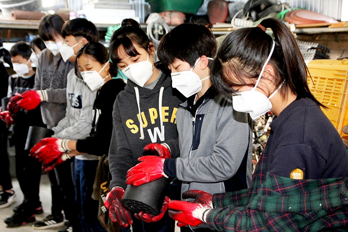 상주 내서중학교, 어려운 이웃돕기 사랑의 연탄배달 봉사