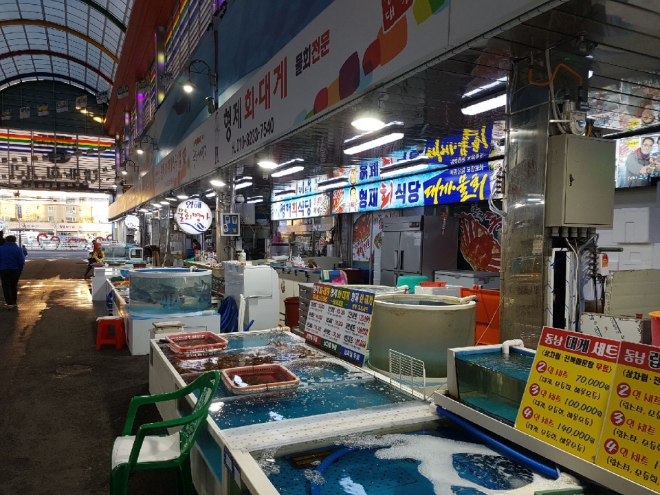 없는 게 없는 포항 죽도시장으로 오이소~