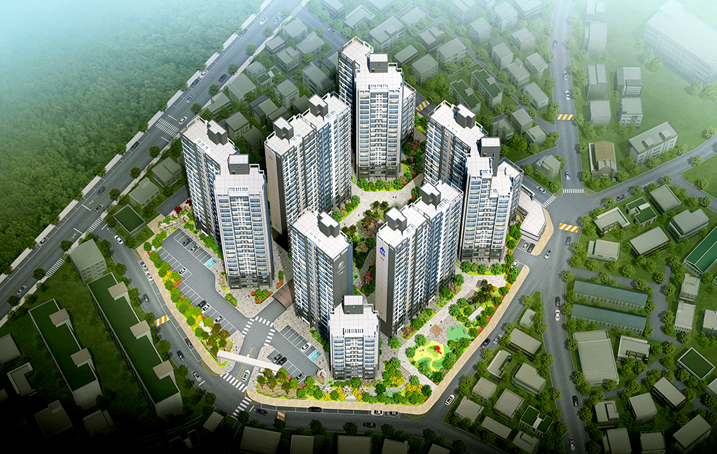 태왕아너스 아파트 조감도