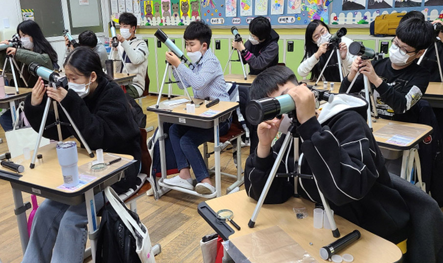 울릉저동초, 미지의 세계를 만나다…2020 찾아가는 창의융합과학교실