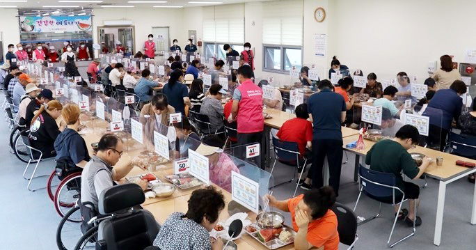 칠곡군장애인종합복지관, 삼계탕day 행사