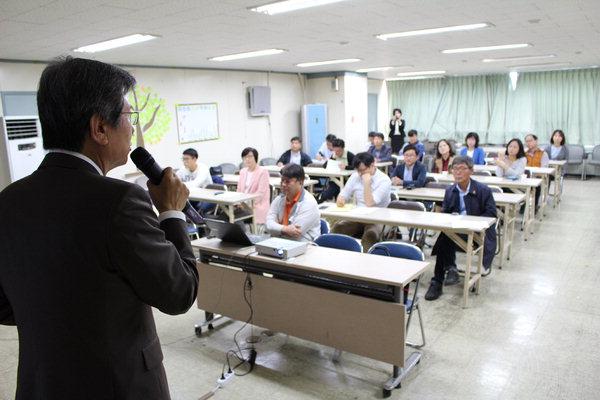 김길화 정다운요양병원 이사장 본사 강연