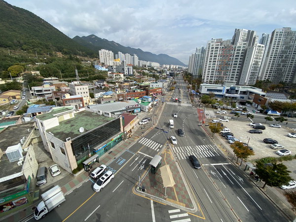 양산 물금읍행정복지센터 앞 도로 확 바뀐다