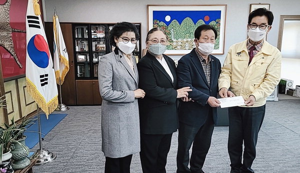 원불교 삼천포교당, 사천시에 성금 기탁