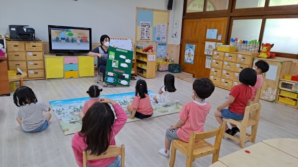 북성초병설유치원, 찾아가는 미세먼지 대응교육