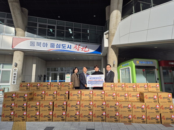 정민회계사무소 저소득층에 라면 118상자 나눔