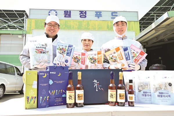 삼천포 수산물로 만든 어간장·다시팩  인기