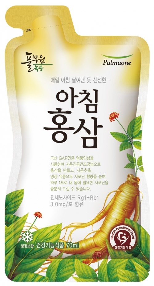 풀무원녹즙, 아침홍삼 건강기능식품 인증 이벤트