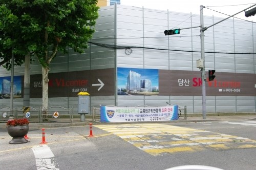 SK건설 당산현장, 환경관리 엉망