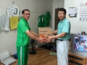 수원 영통구, 소외계층 가전제품 전달