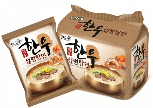 팔도, 100% 한우 사골 ‘한우설렁탕면’ 출시