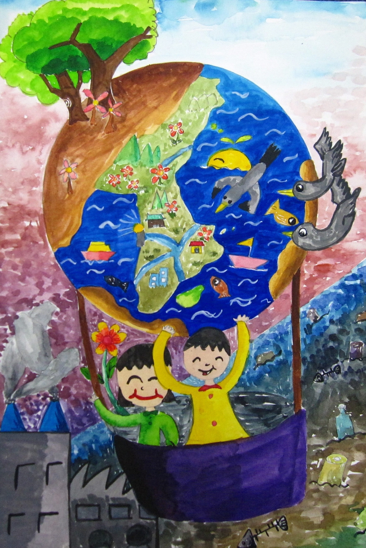 2015년『세계 물의 날』그림 공모전 우수 작품 시상