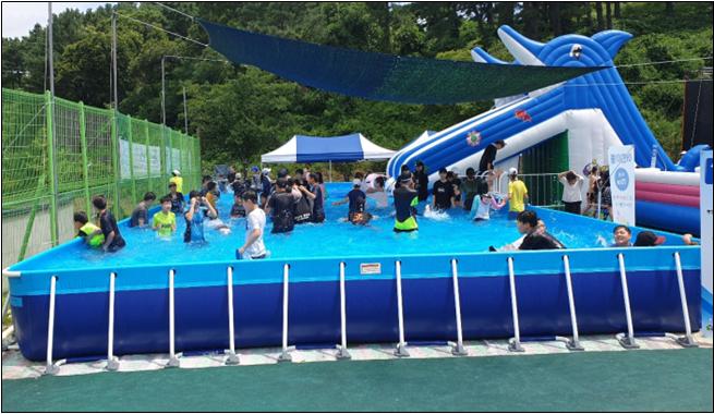 양산시 명동근린공원 여름물놀이장 성황리 운영