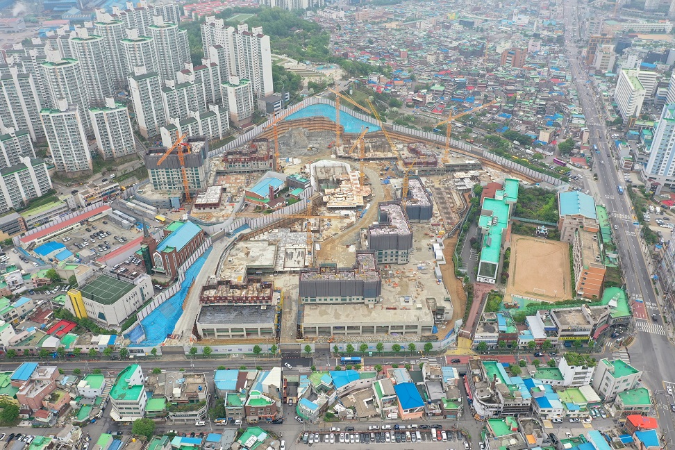 송림초 주변구역 주거환경개선사업 일조권 시비