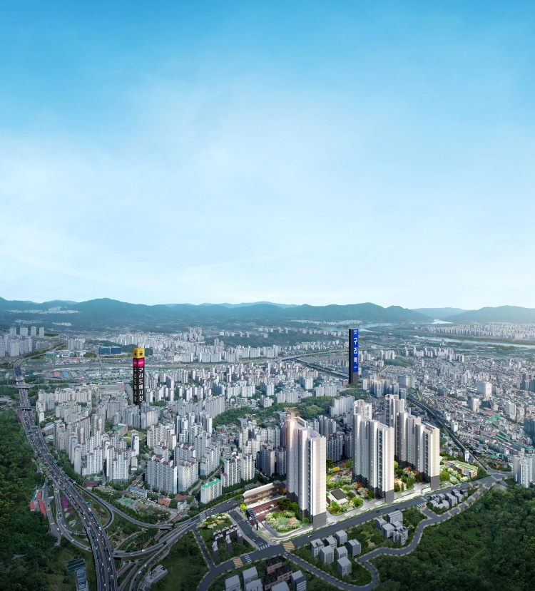 인창 아파트 조감도