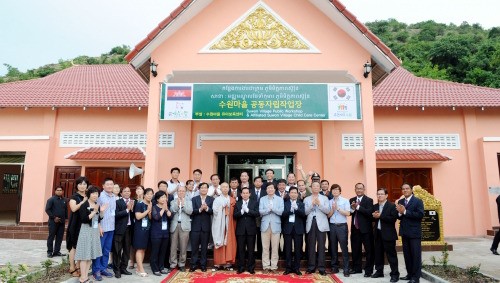 수원시, 캄보디아 수원마을에 마을공동자립작업장 개장