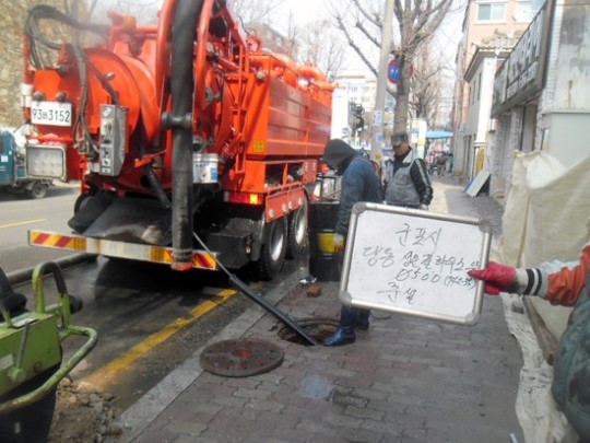 군포시, 저지대 침수피해 예방 위해  하수도 준설사업 시행