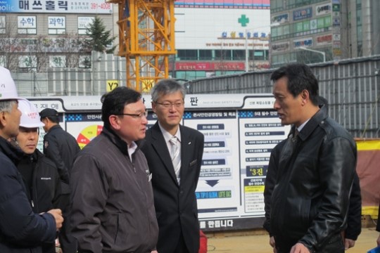 군포소방서, 건설현장 방문 안전 컨설팅 실시