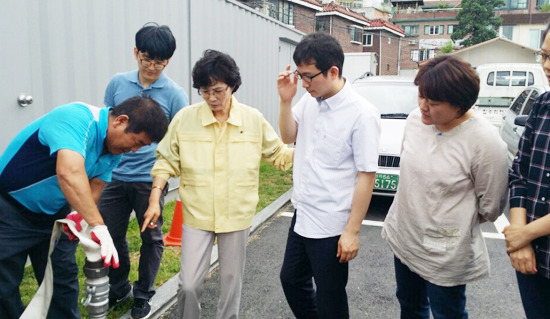 광주시 경안동, 수해대비 모의상황 훈련 실시