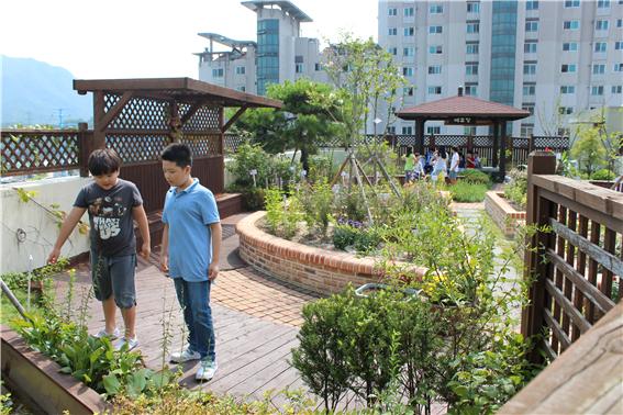 남양주 예봉초등학교, 학교 옥상 ‘하늘정원’ 개방