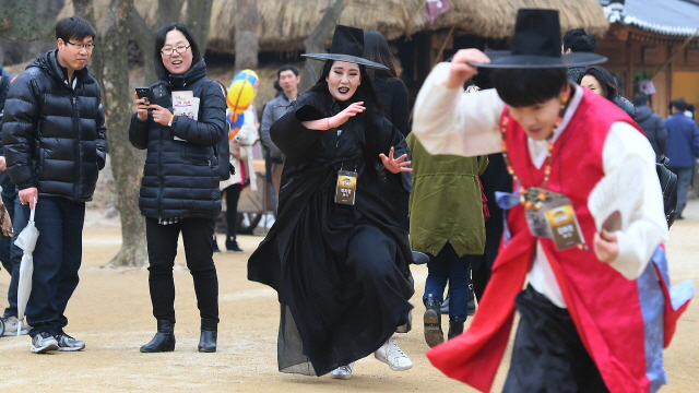 한국민속촌서 조선캐릭터 오디션 ‘조선스타’ 열연