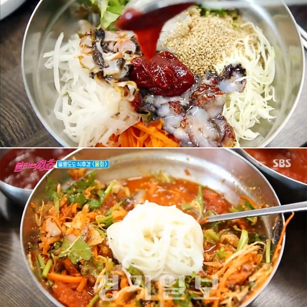 ‘불타는 청춘’ 김국진, 울릉도 물회 극찬 #울릉도 물회 3콤보 #물회 맛있게 먹는 법