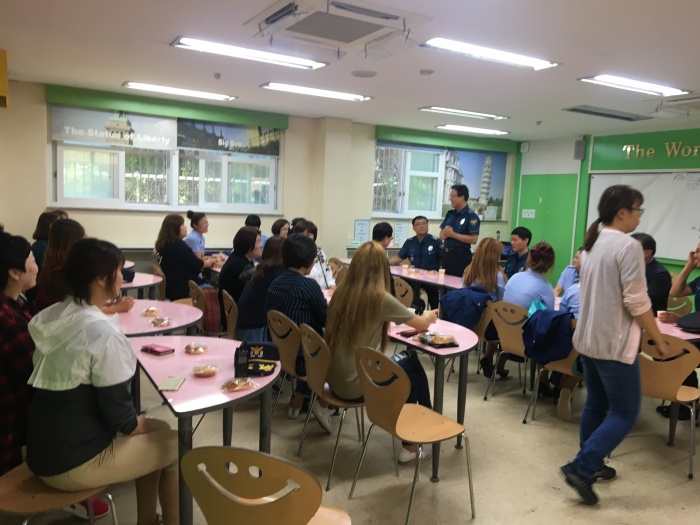 성남중원경찰서, 성일중학교 학교폭력예방 캠페인 실시