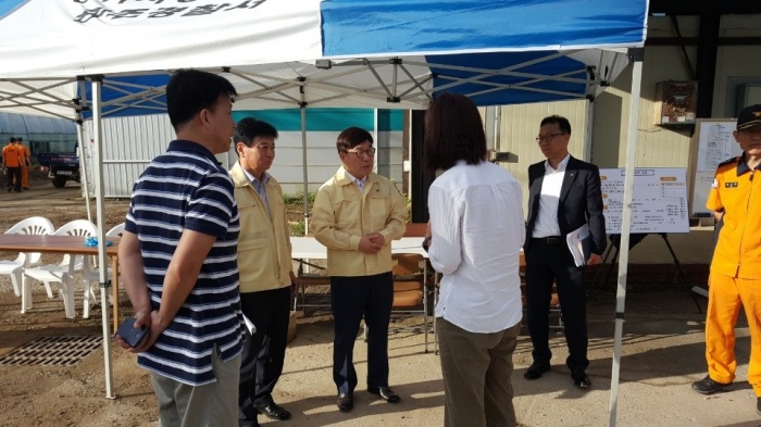 신동헌 광주시장, 재난현장 통합지원본부 방문
