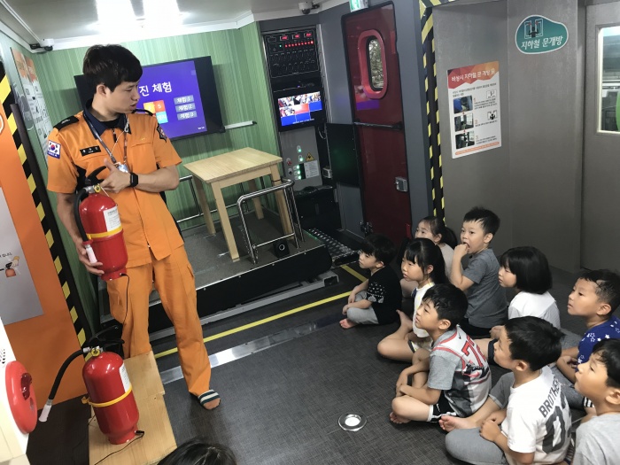 김포은솔유치원, 아동 소방체험 프로그램 참여… 재난 대처능력 배양