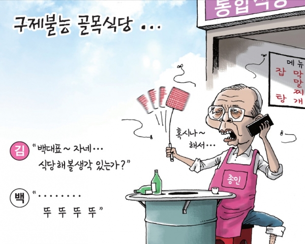 [경기만평] 구제불능 골목식당…