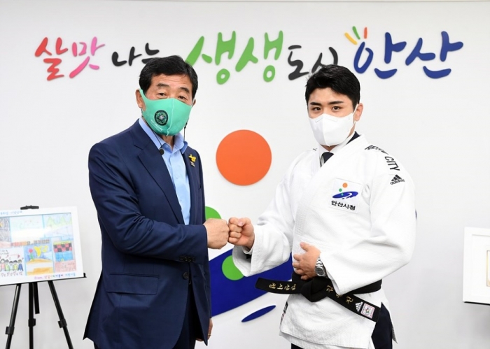 男 유도 경량급 간판 김원진, 안산시청에 새 둥지