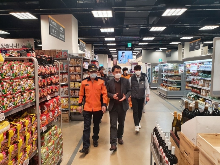 의왕소방서, 서해그랑블 관서장 현장 지도방문