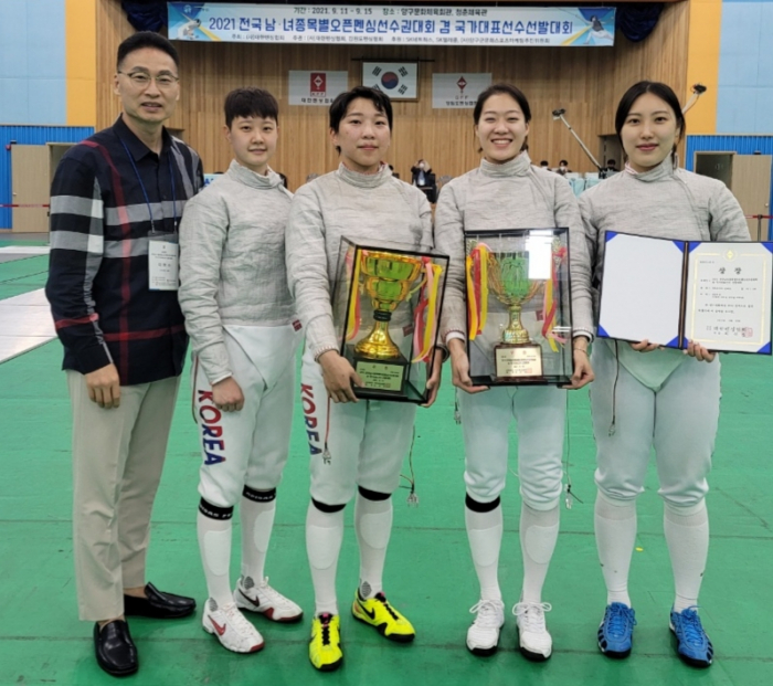 사브르 명가 안산시청, 종목별오픈펜싱 女 단체전 시즌 V4