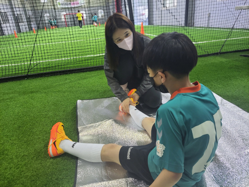 정슬기 아고스포츠과학센터 대표, 월드비전 꿈나무 축구단 팀 닥터 합류