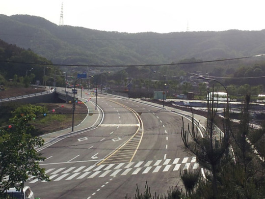 용인시,  유림1교차로~백령도 1구간 준공