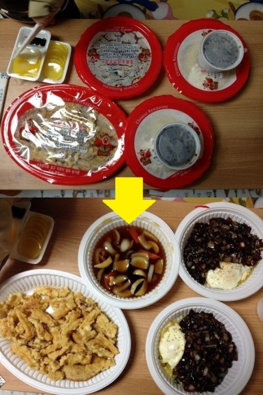 중국집 포장 퀄리티, 아이디어는 좋은데 왠지 맛없어 보여…누리꾼들 생각은?!