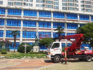 공사중 창문 못 여는데 개학 강행한 초등학교
