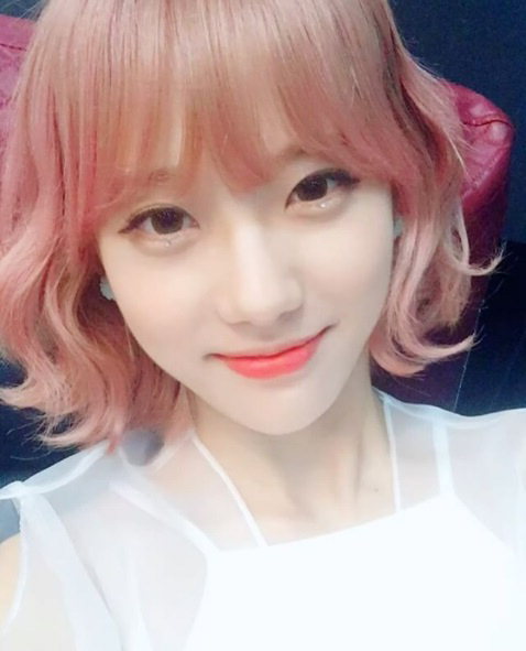 우주소녀 루다, 쪼꼬미 머리했어요 단발 인증샷