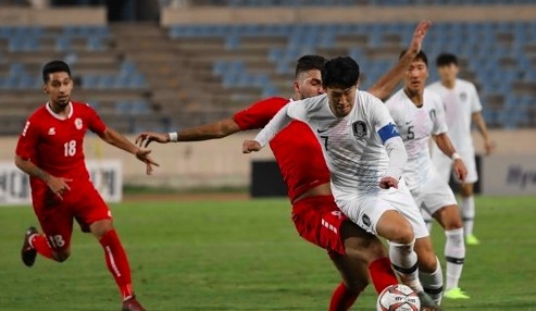 2022 카타르 월드컵 예선, 대한민국VS레바논 0-0 무승부, 조 1위 지켜