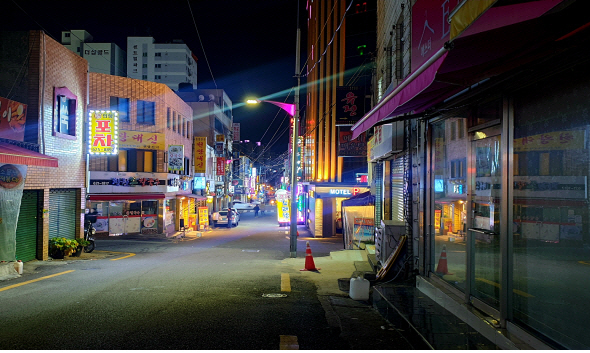 부산 남구, 문현 곱창골목 고효율 LED 조명등으로 밤거리 밝힌다