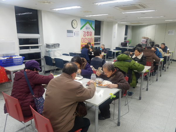 부산진구 노인장애인복지관 강추위 야간쉼터 운영